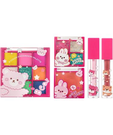 Trousse De Maquillage Femmes Set De Cosm tiques Avec Palette De Fards Paupi res Rouge L vres Blush | Kit De Beaut Visage Pour Voyage Maison En Plein Air cole Petite Amie pouse Amie S ur - Buy Online on GoSupps.com