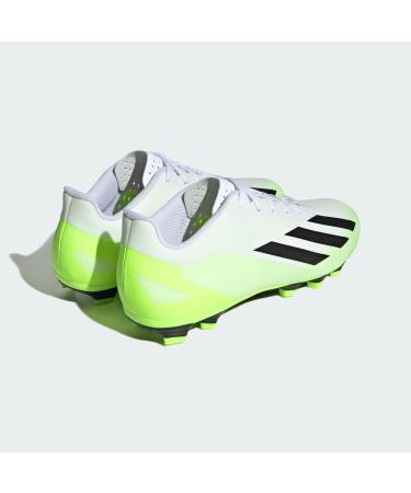 Buy adidas Unisex X Crazyfast.4 Flexible Ground Football Boots - Firm Ground 44 EU | Ftwr White Core Black Lucid Lemon - International Shipping Available - Buy Online on GoSupps.com
