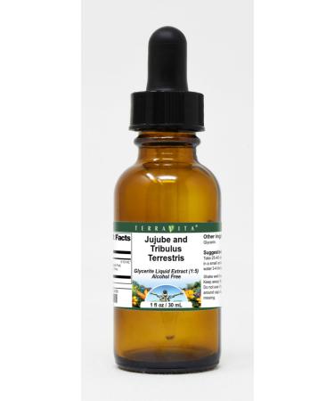 Jujube and Tribulus Terrestris Glycerite Liquid Extract (1:5) - No Flavor (1 oz ZIN: 523656)