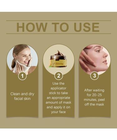 Ginseng Peel Off Face Mask - Exfoliating & Pore-Tightening | 4.23 oz | International Shipping - Buy Online on GoSupps.com