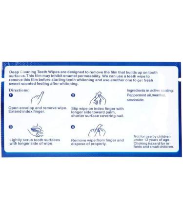 50 Disposable Oral Brush Wipes - Deep Cleaning Tooth Care Towels for Dental Hygiene - Buy Online on GoSupps.com