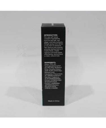 Sea Salt Spray for Men - 8.5 Fl Oz | Beach Wave Volumizing & Texturing Spray for Ultimate Style - Buy Online on GoSupps.com