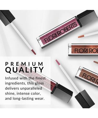 Flori Roberts Mineral Base Lip Shine - Vibrant Lip Gloss for Women of Color Non-Sticky Long Wear High Shine Finish in Copper - Buy Online on GoSupps.com
