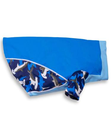 PlayaPup Dog Sun Shirt, USA Made (UPF 50+), Surf, Large Large Surf