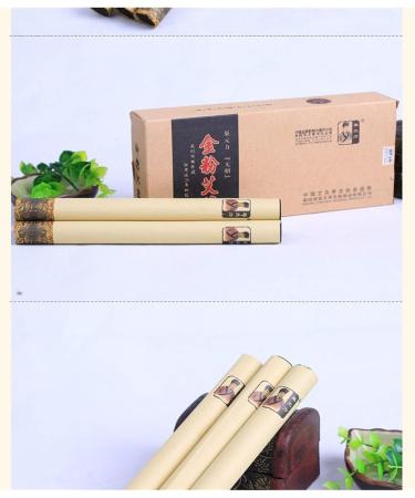 Yanhao Moxa Rolls - 18x200mm Moxibustion Sticks for Healing | Premium Gold Powder Moxa Rods - Buy Online on GoSupps.com