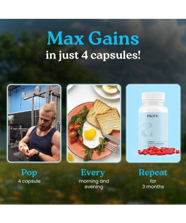 Mars Micronized Creatine Monohydrate Caps with Shilajit & Surgemax (240N) | 100% Pure & Natural | Overall Well-Being (Pack of 2) 1 Count (Pack of 2) - Buy Online on GoSupps.com