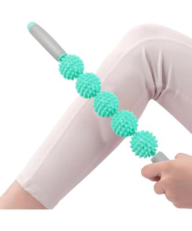 Effective Body Massage Tab Hedgehog - Deep Tissue Roller Scooters | Green 5-Ball Massage Devices for Legs & Body - Buy Online on GoSupps.com