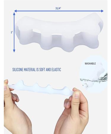 WenTigDY Toe Separators: Bunion Corrector for Women and Men - Toe Spacers, Straightener, Stretcher - Restore Toes to Original Shape - Pink - Buy Online on GoSupps.com