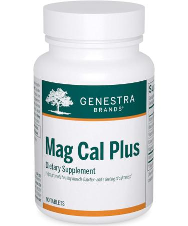 Genestra Brands Mag Cal Plus | Magnesium, Calcium, Vitamin D, B Vitamins and Valerian | 90 Tablets