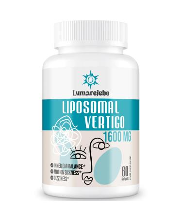 Lumarejebo Liposomal Vertigo Softgel 1600mg Inner Ear Balance Supplement with Ginger & Ginkgo Extract Relieve Motion Sickness & Dizziness 60 Softgels 60 count (Pack of 1) - Buy Online on GoSupps.com