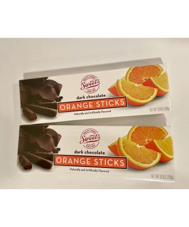 Sweet's Milk Chocolate Orange Sticks, 2 Pack (10.5 oz. box)