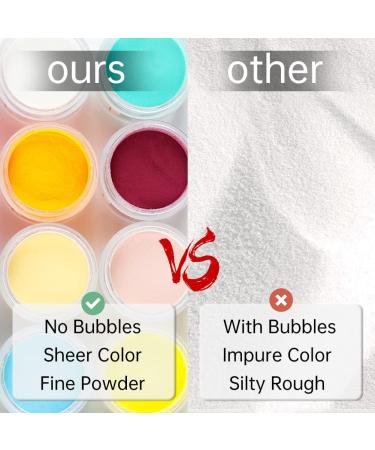 Lichengtai Nail Dipping Powder Set - High-Reflecting Glitter Powder for Professional Nail Art | International Shipping - Buy Online on GoSupps.com