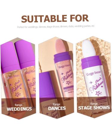 FOMIYES 15 Pcs Highlight Pat Powder Face Highlighter Glitter for Body Shimmering Powder Cosmetic Powdery 13.5x3.3cmx5pcs Assorted Colorx5pcs - Buy Online on GoSupps.com