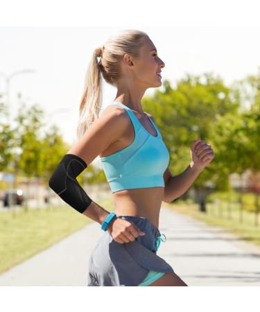 Buy 2 Pairs Tennis Elbow Braces for Tendonitis - Elbow Sleeve Grey Medium - International Shipping - Buy Online on GoSupps.com