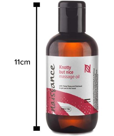 Naissance Knotty But Nice - 100% Natural Sensual & Aphrodisiac Massage Oil 100ml | Grape Seed & Essential Oils for Relaxation - Buy Online on GoSupps.com