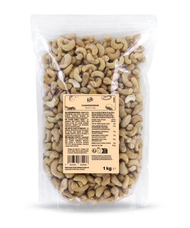 KoRo - Cashew Nuts Broken LP 1 kg - 100% Natural Cashew Nuts Without Additives Unsalted - Buy Online on GoSupps.com