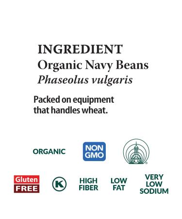 Eden Foods Organic Navy Beans 16 oz | Premium Quality & Nutrient-Rich Legumes - Buy Online on GoSupps.com