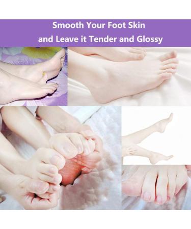Exfoliating Foot Peel Mask - 2 Pairs | Remove Dead Skin in 3-7 Days | Lavender Scented Foot Mask for Soft Feet - Buy Online on GoSupps.com