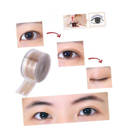 NOLITOY 1200pcs Duct Tape Stickers Hooded Eyelid Tape Double Eyelid Invisible Cosmetic Miss