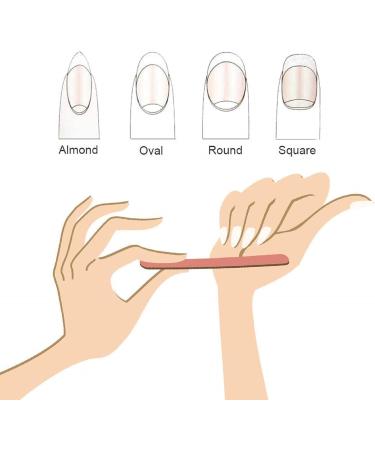 Professional Reusable Nail Files 12 Pieces 100/180 Grits Double Sided Emery Boards Manicure Tool for Acrylic Nails - Buy Online on GoSupps.com