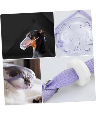 Mipcase 2pcs Cat Muzzle Dog Mouth Mask Basket Muzzle for Cats Clear Basket Muzzle Small Muzzle for Dogs Pp - Buy Online on GoSupps.com