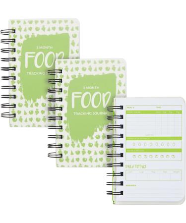 3 Pack Calorie Counter Book for Weight Loss | 90-Day Meal Tracker Notebook (5 x 3.5 In) | Pocket-Sized Journal for Healthy Eating - Buy Online on GoSupps.com