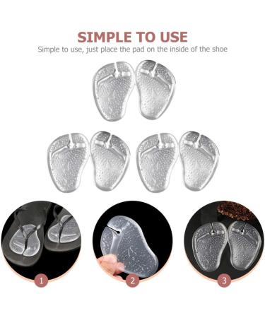 15 Pairs Forefoot Cushions - Transparent Gel Toe Pads for Sandals & Heels | Foot Protection Insoles & Slipper Pads - Buy Online on GoSupps.com