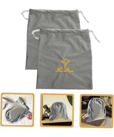 Healeved 6 Pcs Hair Dryer Bag Hair Dryer Drawstring Bags Hair Dryer Organizers Bag 35.00X30.00X0.50CMx3pcs Greyx3pcs - Buy Online on GoSupps.com