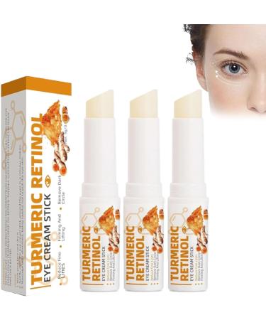 POLGDW Lumistick Eye Bag Repair Stick Turmeric Eye Cream Stick Dark Circle Stick Moisturizer Reduces Puffiness and Bags Under Eyes Anti-Aging Eye Cream Reduces Fine Lines - Buy Online on GoSupps.com