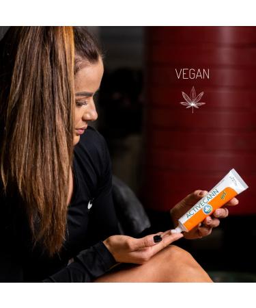 Annabis ACTIVECANN Natural Vegan Gel with Organic Hemp & Colloidal Silver - Fast Absorbing - Non-Sticky Formula for Neck, Back, Elbows, & Knees - Buy Online on GoSupps.com