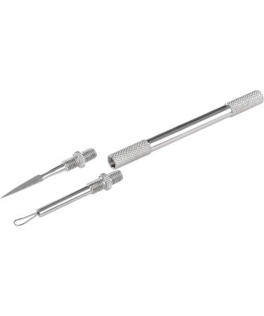 REMOS Comedone Squeezer & Pimple Remover - Stainless Steel Milia Knife with Stylus & Loop for Effective Skin Care | International Shipping Available - Buy Online on GoSupps.com