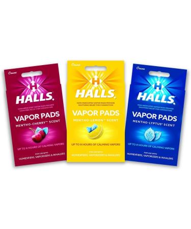 Crane Halls Scented Vapor Pads for Humidifier Mentho-Lemon 12 Count and Mentho-Lyptus 12 Count Lemon + Lyptus 12 Count (Pack of 1) - Buy Online on GoSupps.com