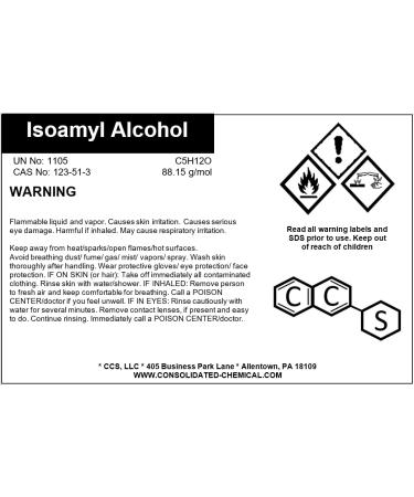 Buy Isoamyl Alcohol 500ml | Isopentyl Alcohol for Industrial & DIY Use - International Shipping Available - Buy Online on GoSupps.com