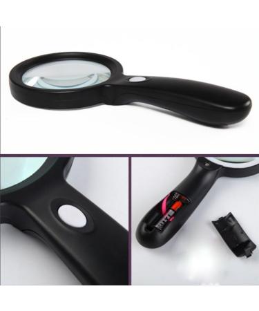 10 Times Magnifying Glass with Lamp Children's Elderly Reading Hd Mobile Phone Repair Magnifying Glass Optical Glass 12 Ring Lights Hd Zoom Lofty Ambition - Buy Online on GoSupps.com