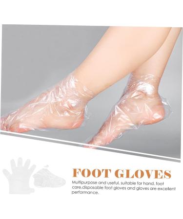 1 Set Disposable Hand and Foot Disposable Suit Disposable Gloves Foot Covers Paraffin Bath Foot Socks Anti-Tear Hand Waterproof Socks Liner Bath Mat Plastic - Buy Online on GoSupps.com