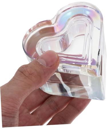 Nail Dish Cups with Lids Glass Nail Dish Glass Nail Art Dish Glass Nail Cups Nail Art Dish Cup Glass Dish for Acrylic Nails Dappen Dish Accessories Heart-shaped Crystal Glass 7x6.5cm As Shown - Buy Online on GoSupps.com