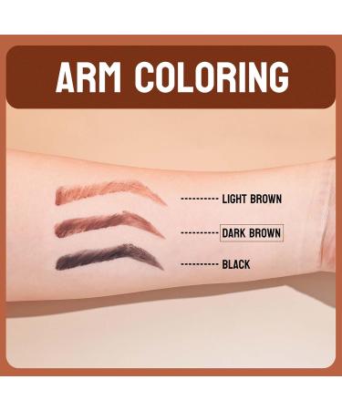 EONFAVE Waterproof eyebrow gel 2in1 eyebrow gel brown and transparent eyebrow gel with brush quick drying and styling eyebrow color for natural looking eyebrows 05 dark brown - Buy Online on GoSupps.com