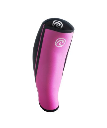 Rehband neopren calf bandage 1 piece or 1 pair compression bandage for calf and shin shin protection for deadlift m pink - 1 piece