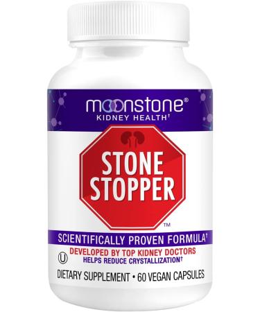 Moonstone Kidney Stone Stopper Capsules - Chanca Piedra Alternative, Kidney Cleanse & Support for Stones Prevention, Urologist Recommended, Kidney Health & Detox Supplement, 2 Week Starter, 60 Count - Buy Online on GoSupps.com