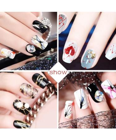 Nail Art Spider Gel Drawing Elastic Line Painting Gel Varnish Nail Polish Paint Gel Silk Spider Graffiti Gelpolish T0819 - (Color: Sliver) - Buy Online on GoSupps.com