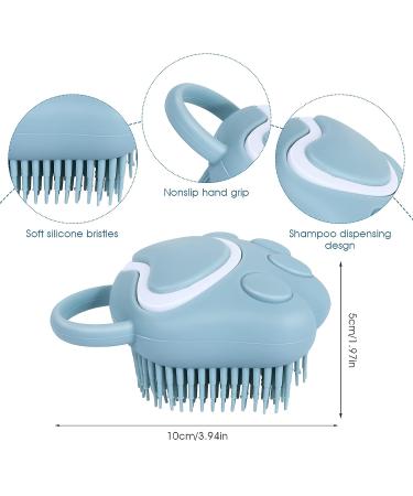 Cobee Silicone Bath Brush Soft Shampoo Dispenser & Body Scrubber - Yellow - Buy Online on GoSupps.com