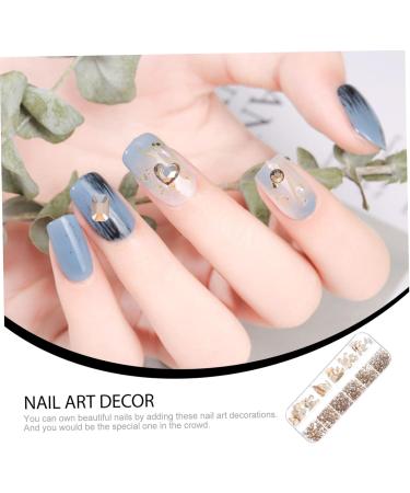 POPETPOP 2 Boxes Nail Art Flat Drill Nail Diamond Rhinestone Embellishments Nail Art Gems Flatback Nail Rhinestones Gems for Nails Diamond Decor Manicure Glass Accessories - Buy Online on GoSupps.com