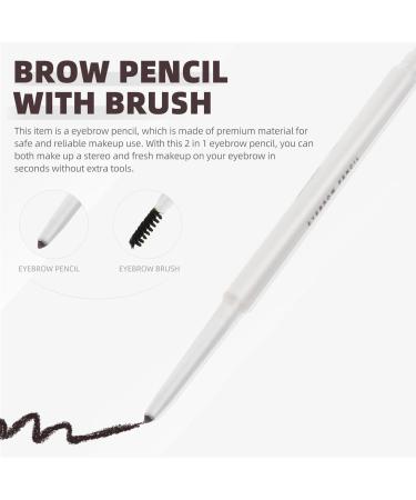 FOYTOKI 2pcs Brown Eyebrow Pencil Makeup Pencils Waterproof Eyebrow Pen Abs (shell) Cosmetic Tool - Buy Online on GoSupps.com