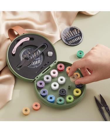 Sewing Kit Travel Mini - Repair Projects Needle Thread Organizer - Green Sewing Kit - Buy Online on GoSupps.com