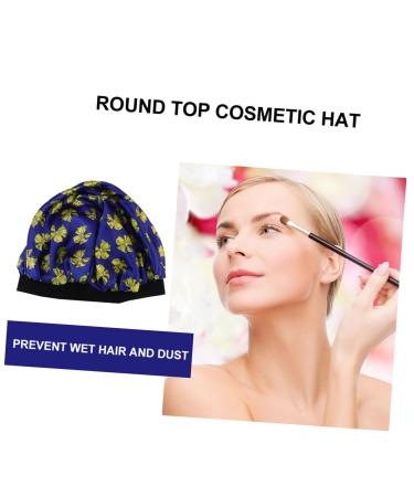 FOMIYES Silk Hair Bonnet Set - Shower Cap Hair Bands for Women - Blue Satin Head Scarf - Shower Accessories for Hair Loss - 2pcs - Buy Online on GoSupps.com