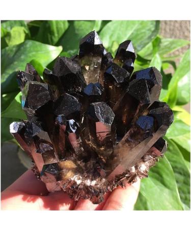 1pc Natural Crystals Smoky Quartz Cluster Freeform Reiki Stones Room Home Office Aquarium Decoration Accessories Gemstone Home Decoration (Size : 400-450g) - Buy Online on GoSupps.com