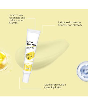 Revive Retinol Antiwrinkle eye cream deeply nourishing firming skin reduces dark spots promotes radiance reduces dark circles for all skin types 40 g 3 pieces unit size 3 pieces 1 ml 1er Pack - Buy Online on GoSupps.com