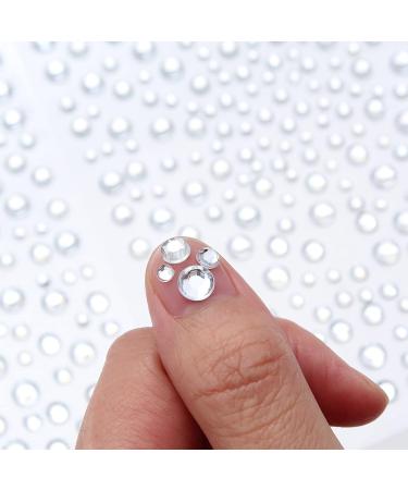 Self-Adhesive Road Stones - Glittering Rhinestone Stickers for Face & Nails | 975 Pieces in 3 Sheets - Perfect for Makeup & Jewelry Crafting - Buy Online on GoSupps.com