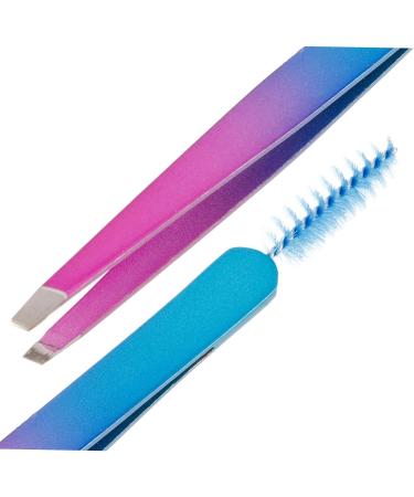 VINTORKY Stainless Steel Eyebrow Tweezers Eyebrow Clips Tweezers for Women Eyebrow Tools Beauty Accessories Travel Eyebrow Clamp Beauty Tool Women Eyebrow Clip Eyebrow Tweezer with Brush - Buy Online on GoSupps.com