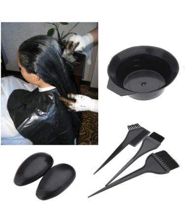 Premium 9-Piece Hair Dye Kit Complete Set with Bowl Brush Gloves & Cape for Salon & Home Use - International Shipping Available - Buy Online on GoSupps.com